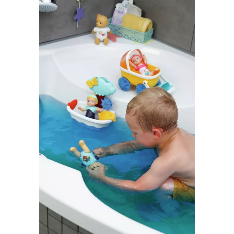 BABY born Splish Splash cochecito con muñeca de baño Emma multicolor