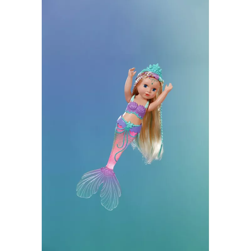 Muñeca zapf creation BABY born sirena modelo 837368 – muñeca bebé bañable con cola de sirena
