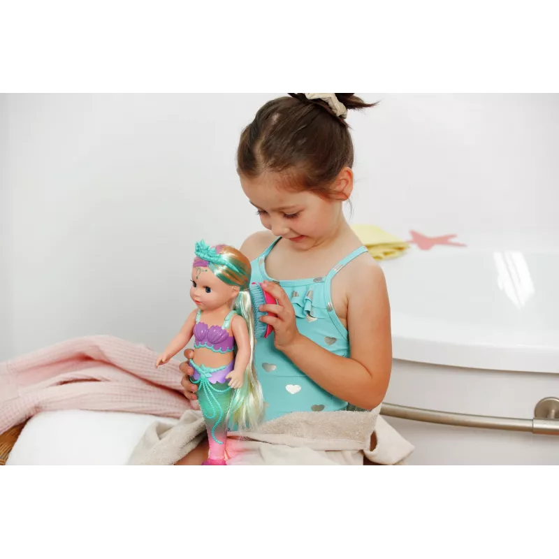 Muñeca zapf creation BABY born sirena modelo 837368 – muñeca bebé bañable con cola de sirena
