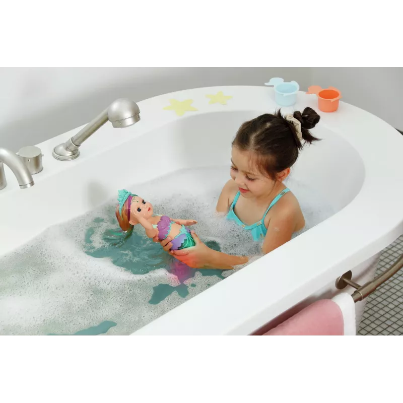 Muñeca zapf creation BABY born sirena modelo 837368 – muñeca bebé bañable con cola de sirena