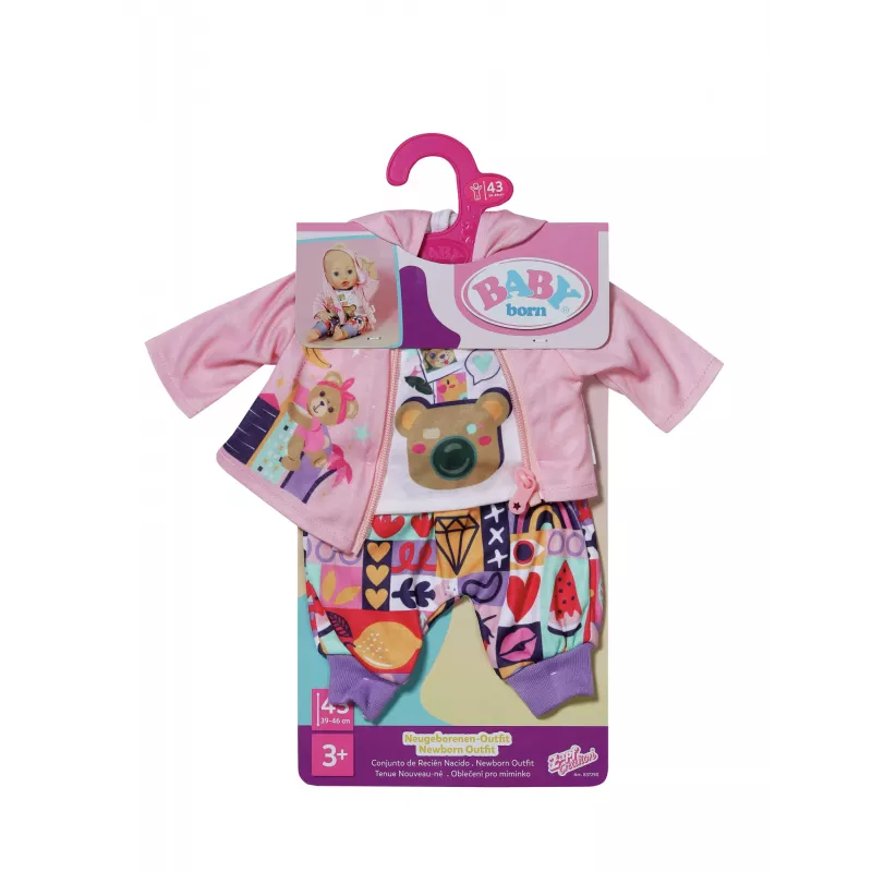 BABY born Newborn Outfit 43cm conjunto de ropa para muñeca