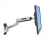 Soporte de pared con brazo para LCD ERGOTRON Lx Sit-stand (aluminio pulido)
