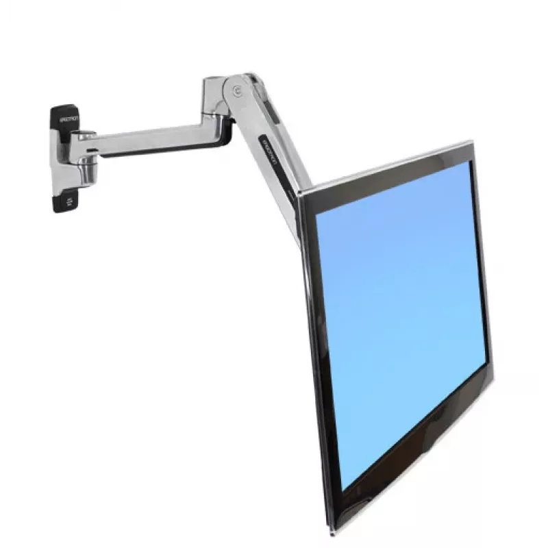 Soporte de pared con brazo para LCD ERGOTRON Lx Sit-stand (aluminio pulido)