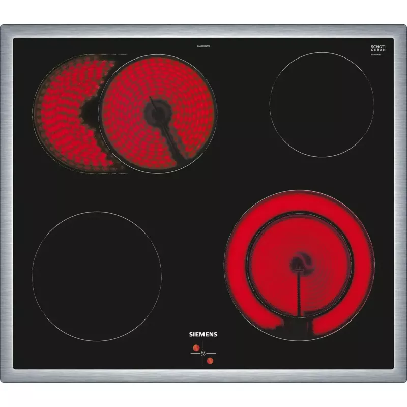 Set de cocina Siemens EQ311KA1ZM — placa vitrocerámica (4 zonas), horno eléctrico 71 l, superficie vitrocerámica