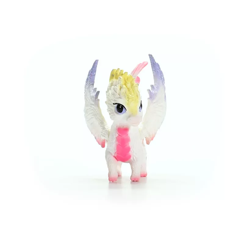 Figura Schleich BAYALA bebé dragón arcoíris a partir de 5 años, beige azul verde, temática unicornio/pegaso