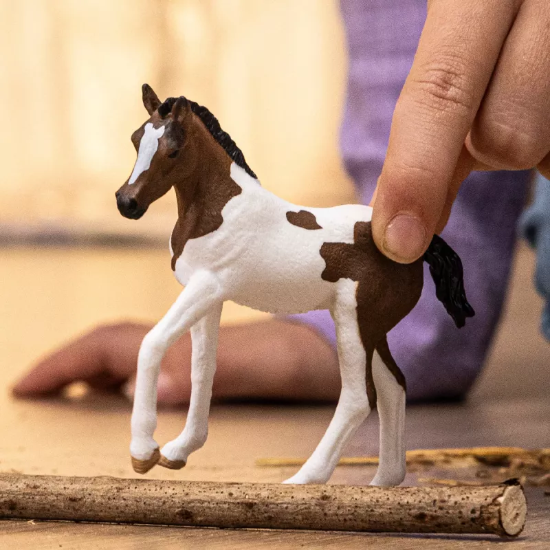 schleich HORSE CLUB Potro Paint Horse, 5 años, caballos, multicolor