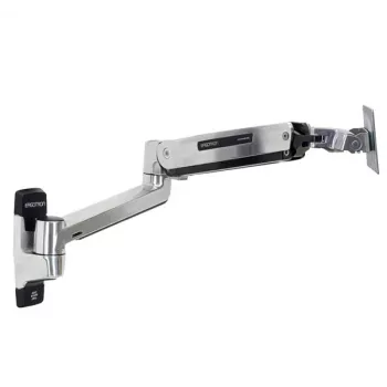 ERGOTRON Lx HD Soporte de pared para monitor con brazo LCD ajustable en altura (aluminio pulido)