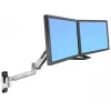 ERGOTRON Lx HD Soporte de pared para monitor con brazo LCD ajustable en altura (aluminio pulido)