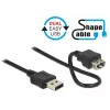 Cable USB DeLOCK 2m 2xUSB2.0-A