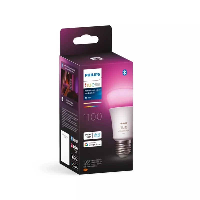 Philips Hue White and colour ambience A60 – bombilla inteligente E27 – 1100