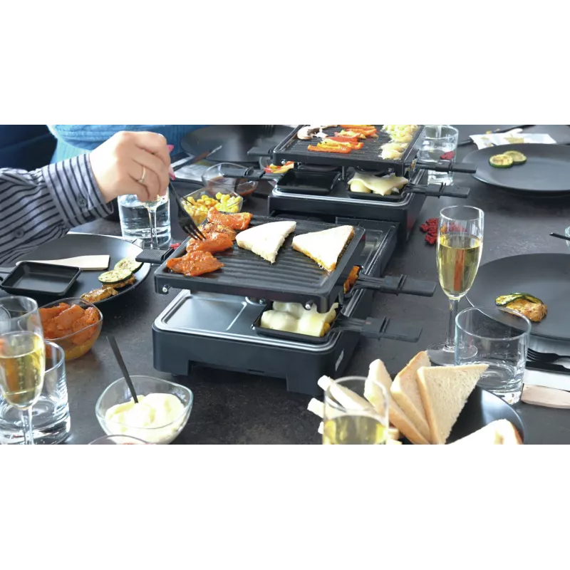 Unold 48755 Raclette-Grill 8 personas 1300 W negro