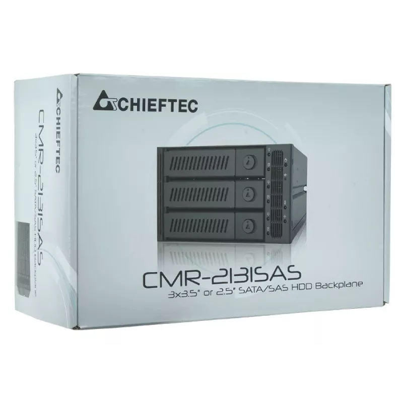 Embelecedor de bahía de unidad Chieftec CMR-3141SAS negro