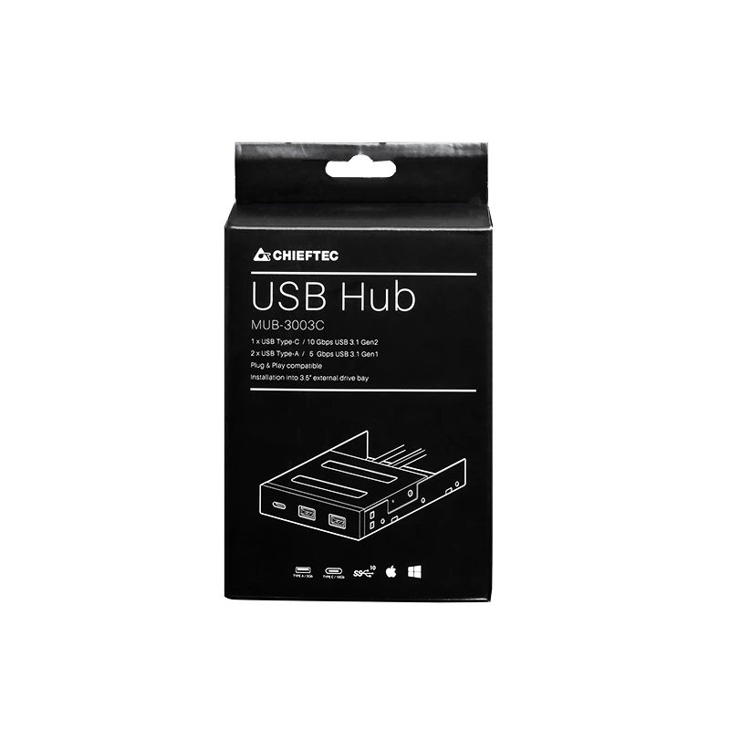 Extractor de unidad Chieftec MUB-3003 embellecedor negro