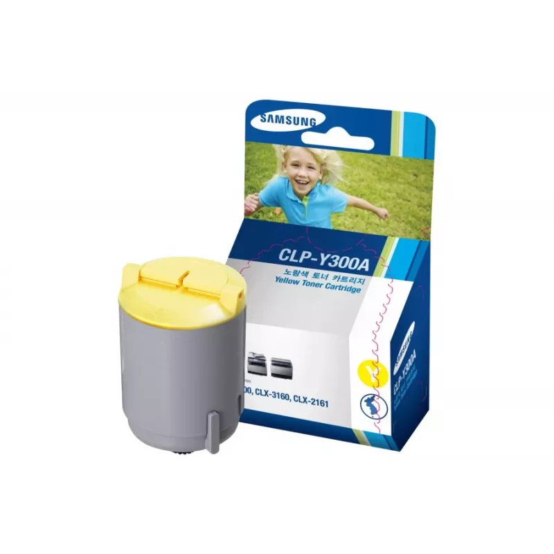 Cartucho de tóner Samsung CLP-Y300A 1 unidad original amarillo
