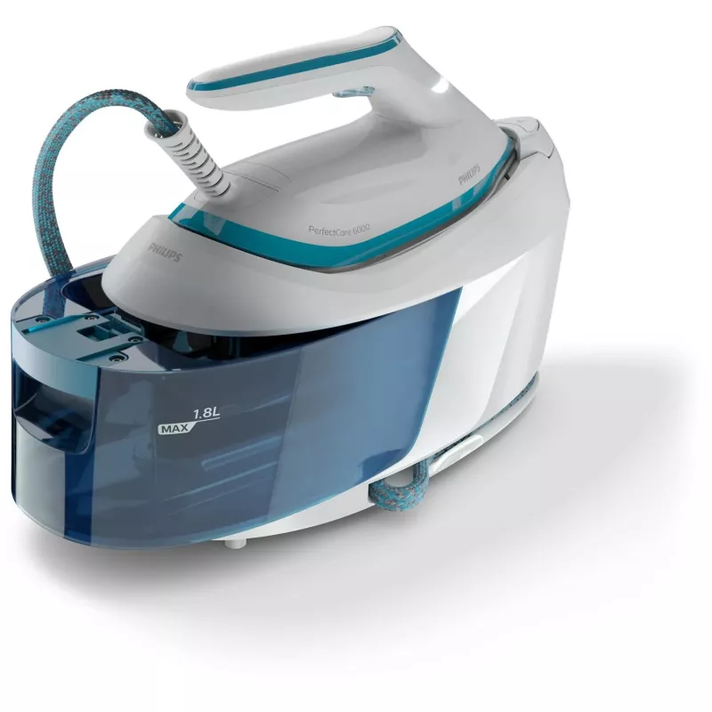 Central de planchado con vapor Philips PSG6022/20 2400 W 1,8 L suela SteamGlide Plus azul, blanco