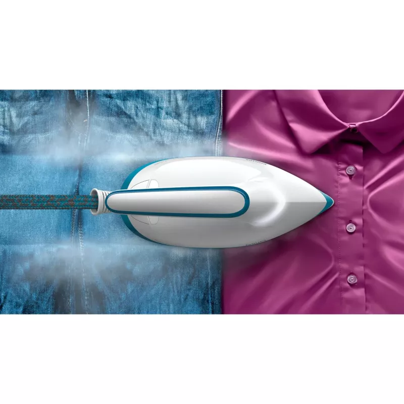 Central de planchado con vapor Philips PSG6022/20 2400 W 1,8 L suela SteamGlide Plus azul, blanco