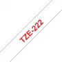 Cinta laminada Brother 9 mm, rojo sobre blanco, TZe, transferencia térmica, China, 5 año(s), Brother