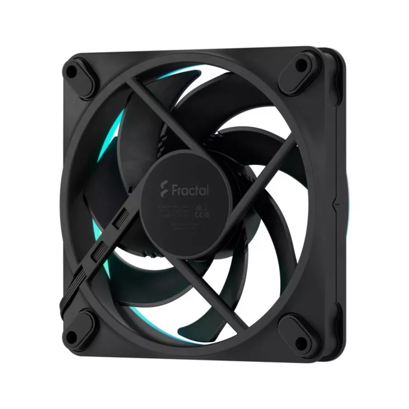 FRACTAL DESIGN Ventilador Momentum 12 RGB pack de 3 Negro
