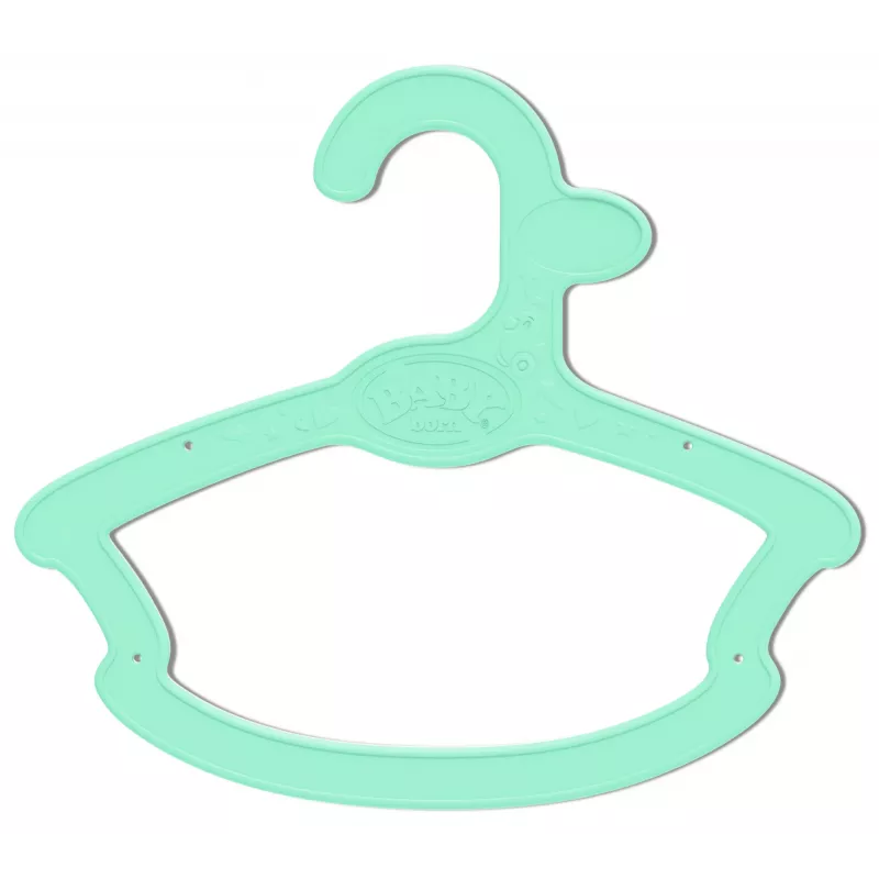 BABY born Perchas, pack de 5 perchas para ropa de muñeca 43cm