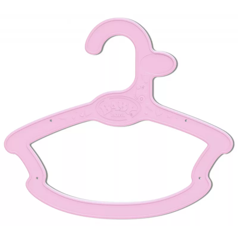 BABY born Perchas, pack de 5 perchas para ropa de muñeca 43cm