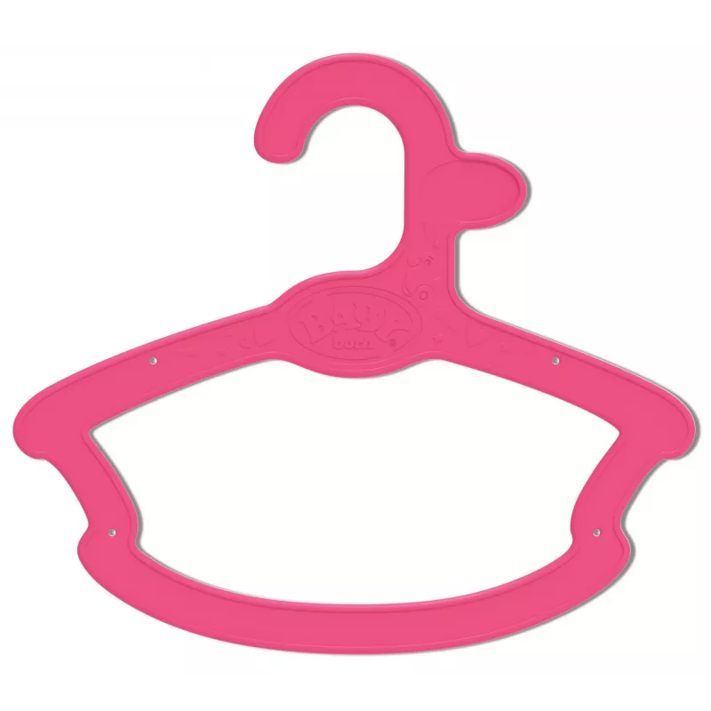 BABY born Perchas, pack de 5 perchas para ropa de muñeca 43cm