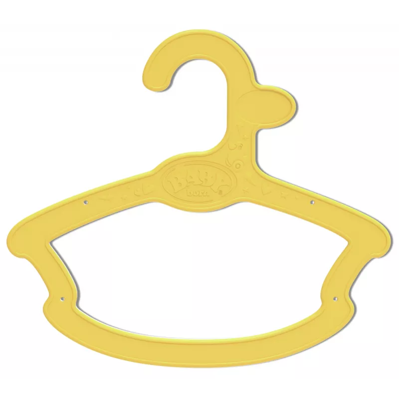 BABY born Perchas, pack de 5 perchas para ropa de muñeca 43cm
