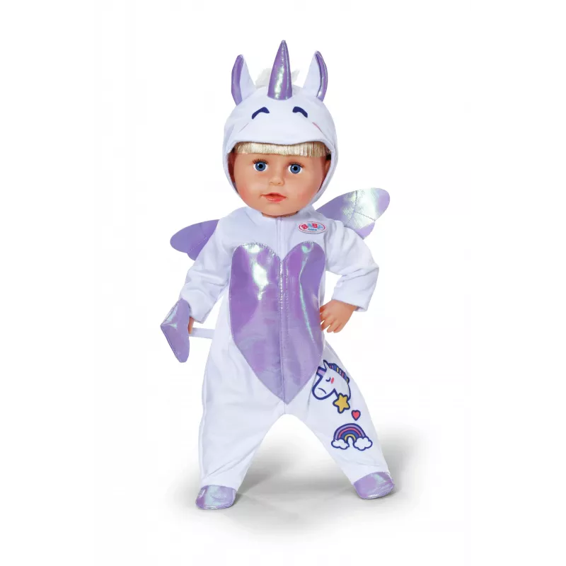 BABY born Pelele de unicornio para muñeca de 43 cm