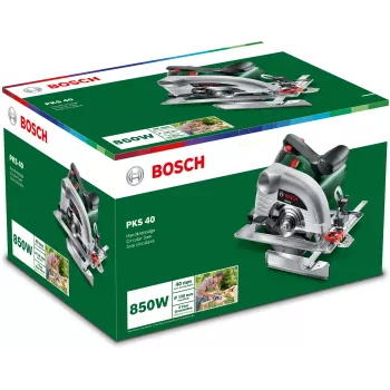 Bosch PKS 40 13 cm Verde, Plata 5300 rpm 850 W