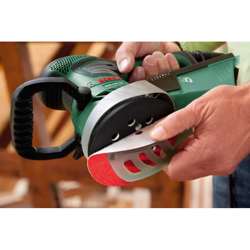 Bosch PEX 400 AE Lijadora excéntrica, lijadora excéntrica, velcro, Verde, Hungría, 4000 rpm, 26000 rpm