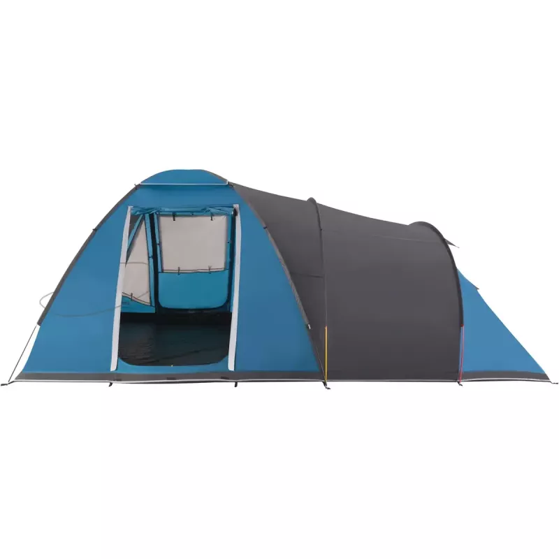Tienda de campaña tipo cúpula COLEMAN Waterfall 5 (modelo 2025) con extensión de túnel, azul/gris