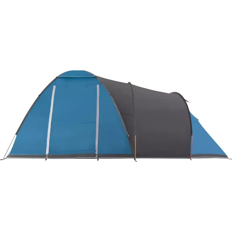Tienda de campaña tipo cúpula COLEMAN Waterfall 5 (modelo 2025) con extensión de túnel, azul/gris