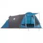 Tienda de campaña tipo cúpula COLEMAN Waterfall 5 (modelo 2025) con extensión de túnel, azul/gris