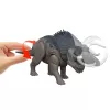Jurassic World Rebirth Wild Roar Nasutoceratops juguete de dinosaurio, mordida de ataque y sonido controlados por la cola