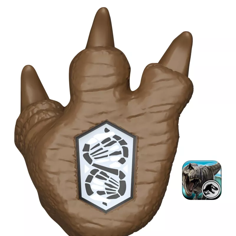 Jurassic World Rebirth Wild Roar Utahraptor juguete de dinosaurio, mordida de ataque y sonido controlados por la cola