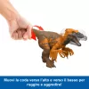 Jurassic World Rebirth Wild Roar Utahraptor juguete de dinosaurio, mordida de ataque y sonido controlados por la cola