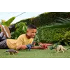 Jurassic World Rebirth Wild Roar Utahraptor juguete de dinosaurio, mordida de ataque y sonido controlados por la cola