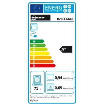 Set de placa vitrocerámica y horno eléctrico NEFF B2CCG6AK3 + T18SDH9L0 — Placa vitrocerámica con 4 zonas de cocción, horno eléctrico de 71 L, CircoTherm®