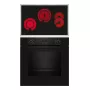 Set de placa vitrocerámica y horno eléctrico NEFF B2CCG6AK3 + T18SDH9L0 — Placa vitrocerámica con 4 zonas de cocción, horno eléctrico de 71 L, CircoTherm®