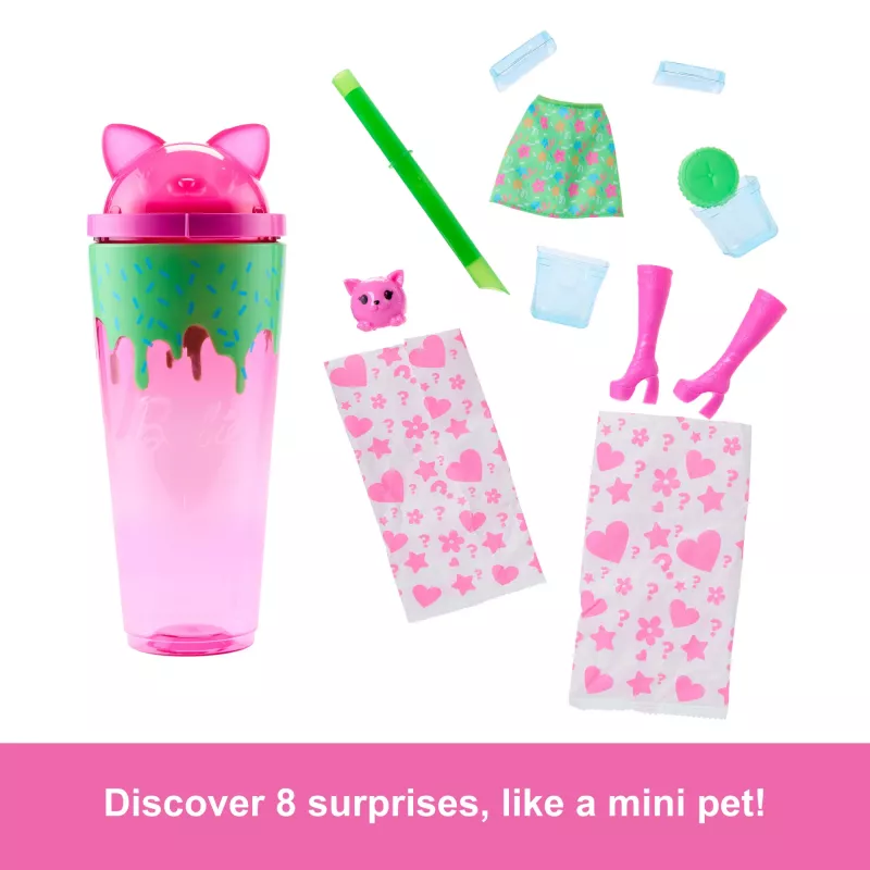Mattel Barbie Pop! Reveal serie Shakes muñeca Conejito, JCN88