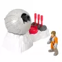 Fisher-Price Imaginext STAR WARS Cañón de base rebelde juguete con llave de personaje de fundición Luke Skywalker, 5 piezas