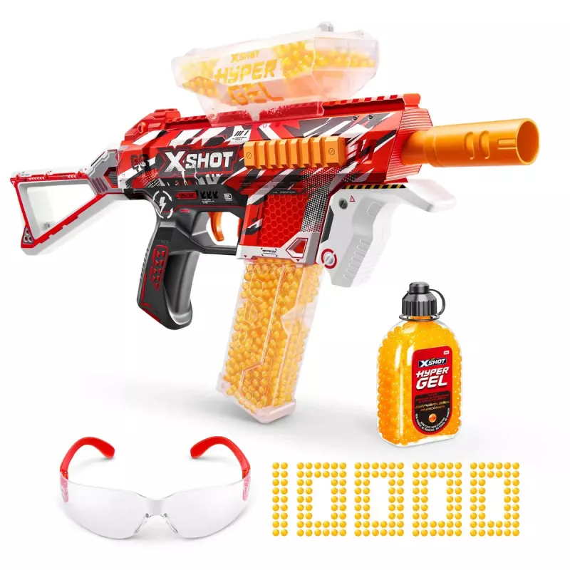 Zuru XSHOT Hyper Gel Trace Fire lanzador de bolas de gel, 36621