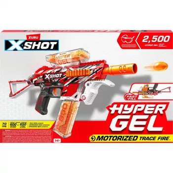 Pistola de juguete Zuru X-Shot Blaster Trace Fire 70FPS Set 1500 bolas, 36621