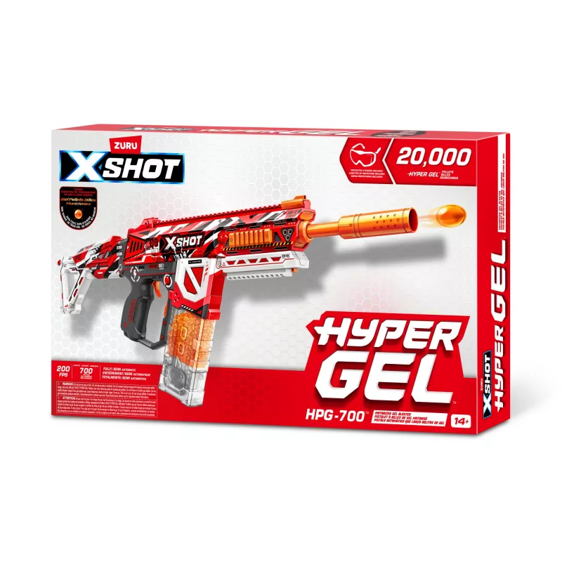 Zuru XSHOT Hyper Gel HPG-700 lanzador de bolas de gel, 3500 bolas de gel