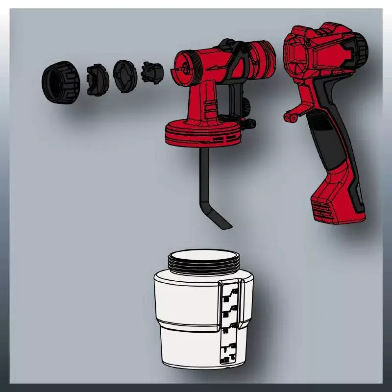 Pistola de pintar Einhell TC-SY 600 S 0,8 L