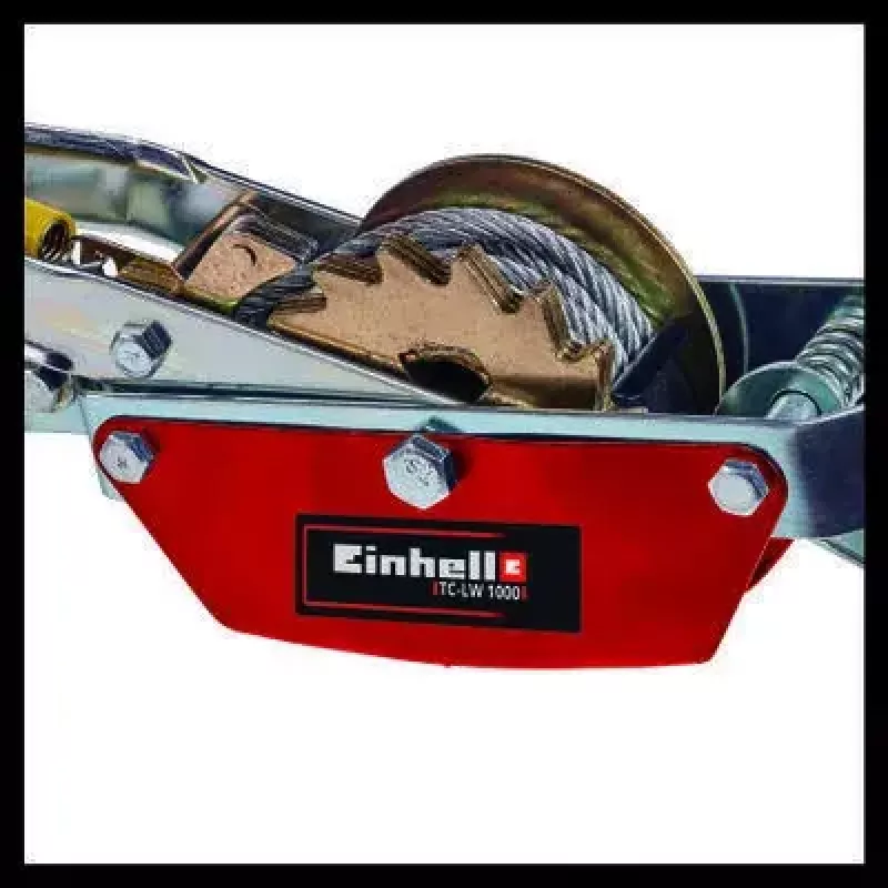 Einhell TC-LW 1000 polipasto de palanca manual, 1000 kg, cable de 2,2 m