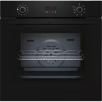 Horno eléctrico integrable NEFF N 30 B2CVG6AK3 — 71 l, negro, mandos giratorios, temporizador electrónico, A+