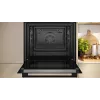 Horno eléctrico integrable NEFF N 30 B2CVG6AK3 — 71 l, negro, mandos giratorios, temporizador electrónico, A+