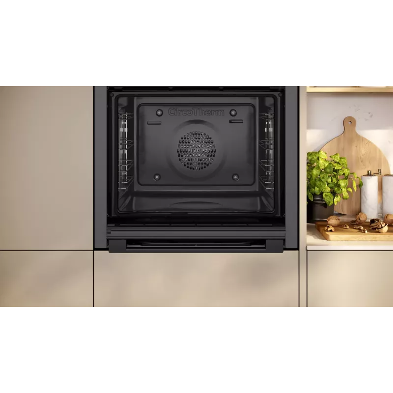 Horno integrable NEFF N 50 B6ACJ7AG3 — 71 L, 3600 W, control táctil, grafito/negro