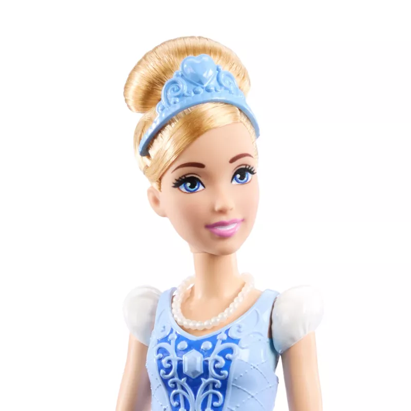 Muñeca de moda Disney Princess 2 en 1 Historias Cinderella con 2 tops intercambiables, 2 faldas y 9 accesorios