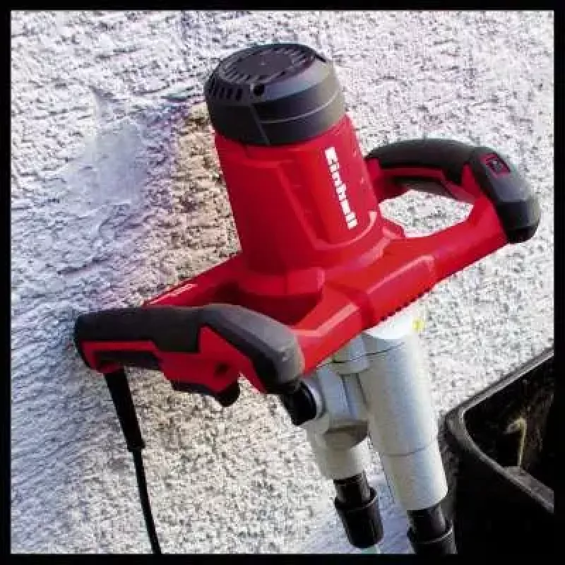 Mezclador de pintura y mortero EINHELL TE-MX 1600-2 CE Twin, 1.600 W, rojo/negro
